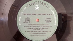 Joan Baez: The Joan Baez Lovesong Album | venta de vinilos baratos Chile | vinilos de folk en Ñuñoa | disquería de vinilos