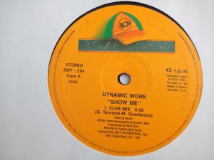 Dynamic Work: Show Me, Dynamic Work, venta cinilos de italodance, discos de vinilo Electrónica, Venta vinilos Euro Dance, venta vinilos 12" Chile, venta online vinilos 12"