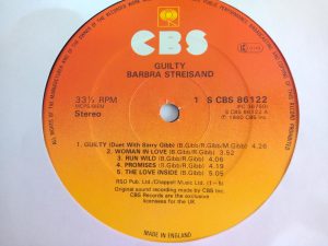 Vinilos en Oferta, Barbra Streisand: Guilty, Barbra Streisand, Funk, Soul, Pop, discos de vinilo de Funk, venta vinilos de Soul, Vinilos originales, vinilos de época, tienda de vinilos online